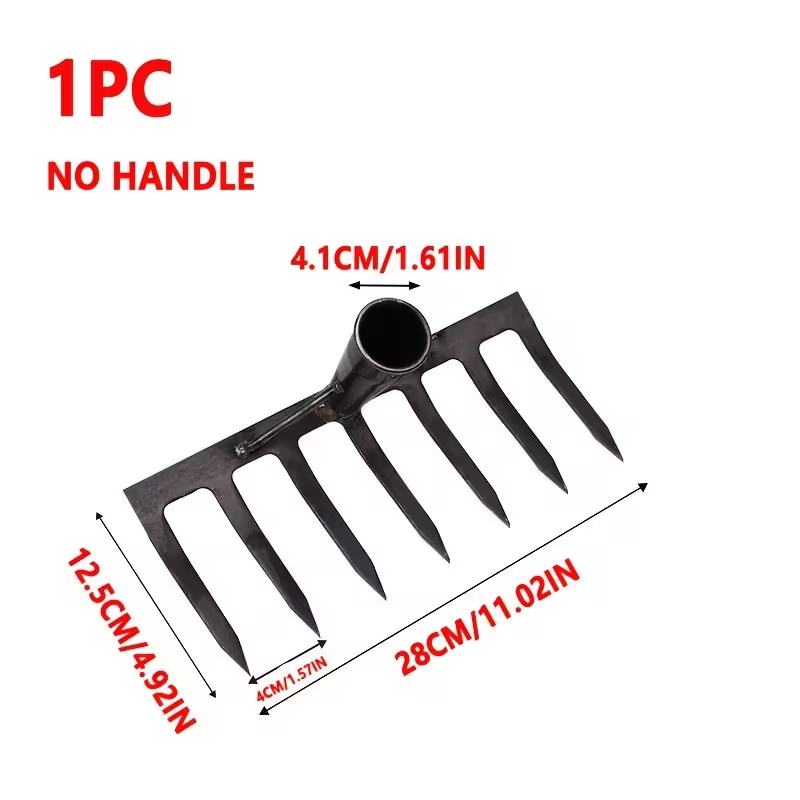 Tens Rake Black Multi-Tine Rake - VOLUMEFORM