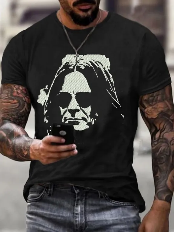 Men'S R.I.P Ozzy Osbourne Rock Legend Memorial Tee