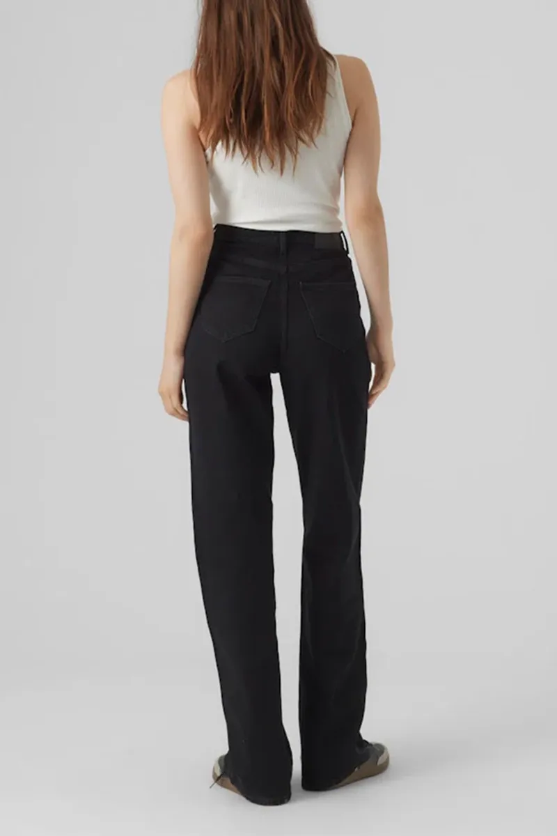 Fashion High Rise Wide Leg Jeans