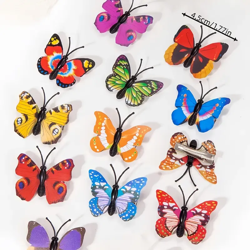 Butterfly Hair Clips For Realistic Styling