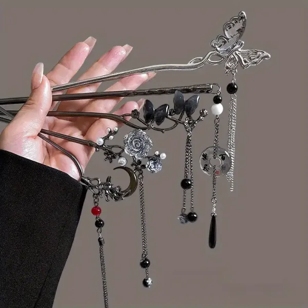 Casual Style Cooling Tassel Hairpin,