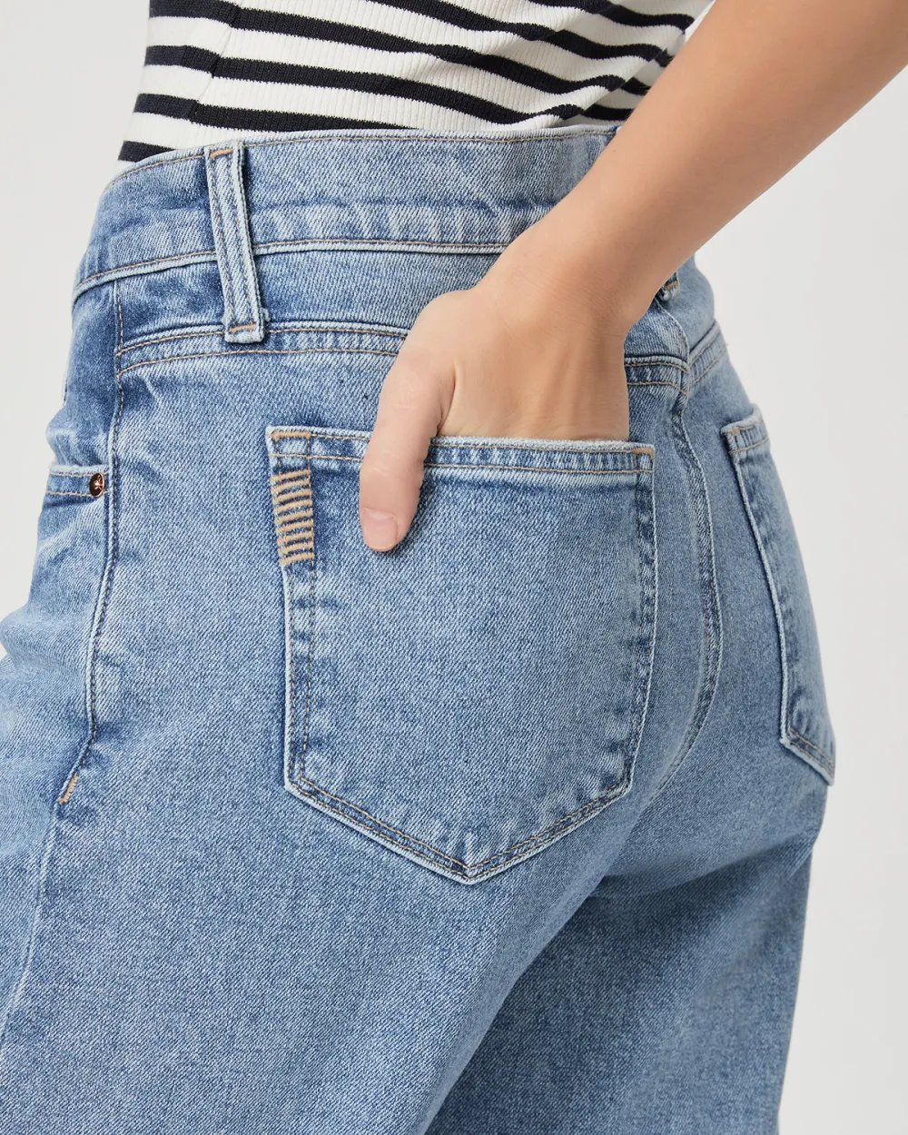 Light Blue Cotton Jeans