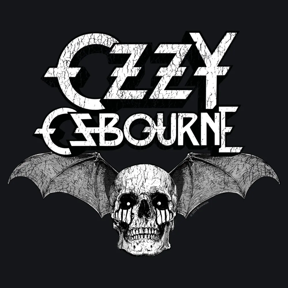 Fifth Sun Men's Ozzy Osbourne Skull Logo T-Shirt