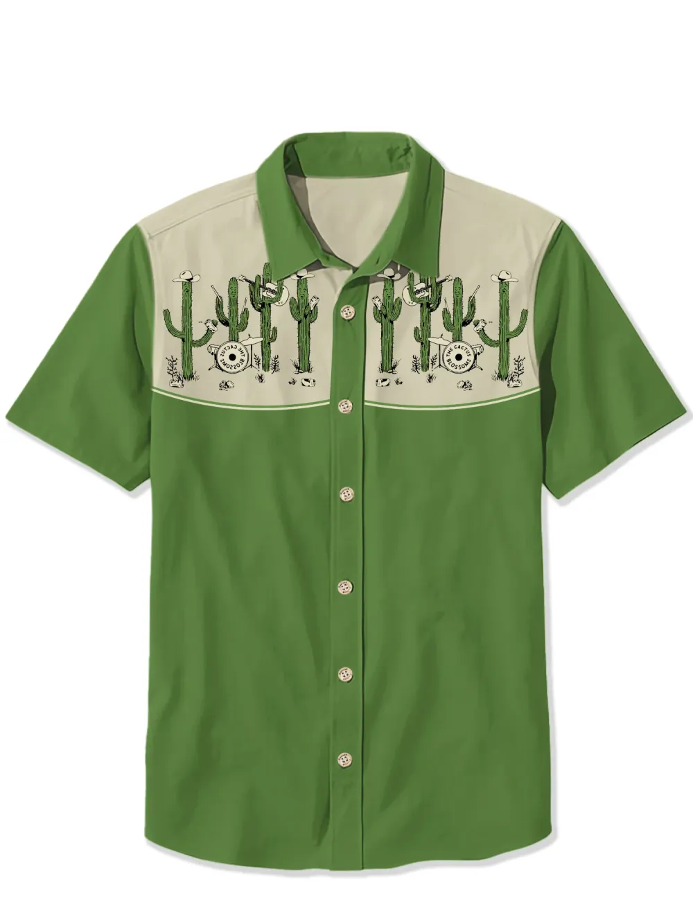 Cactus Band - 100% Cotton Shirt
