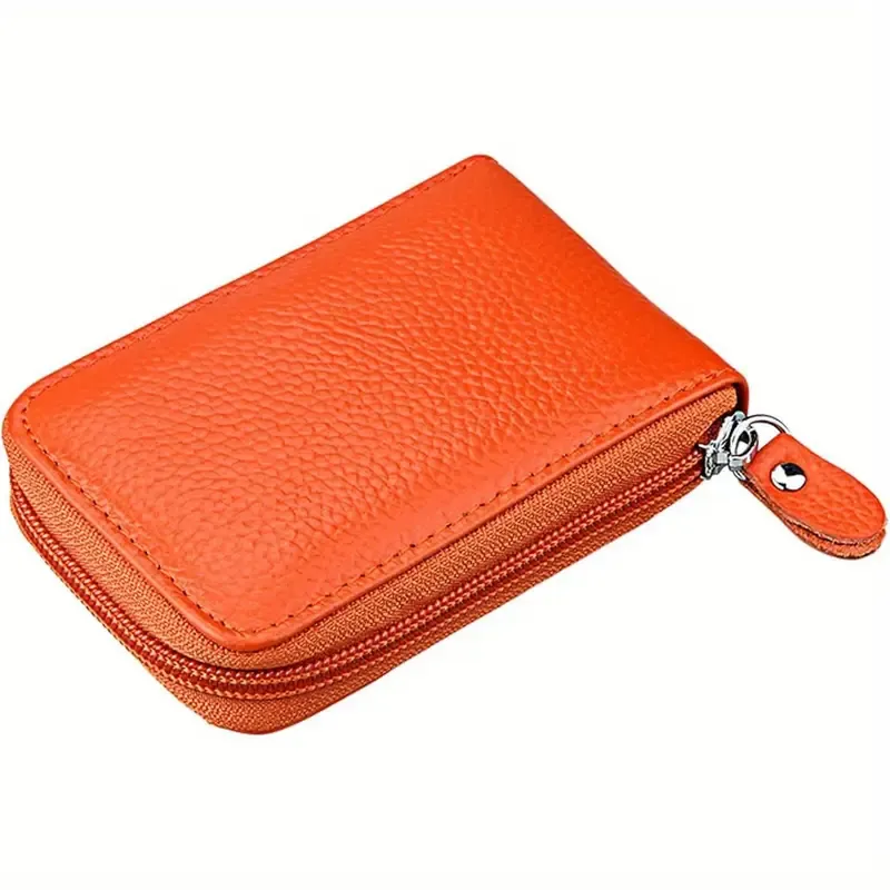 Women Bags Orange Zipper Organizer