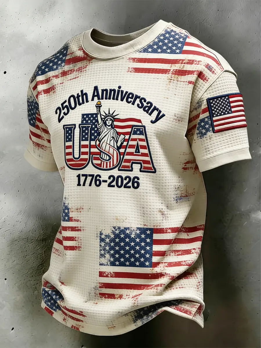 Men's 250th Anniversary Celebration Printed T-shirt