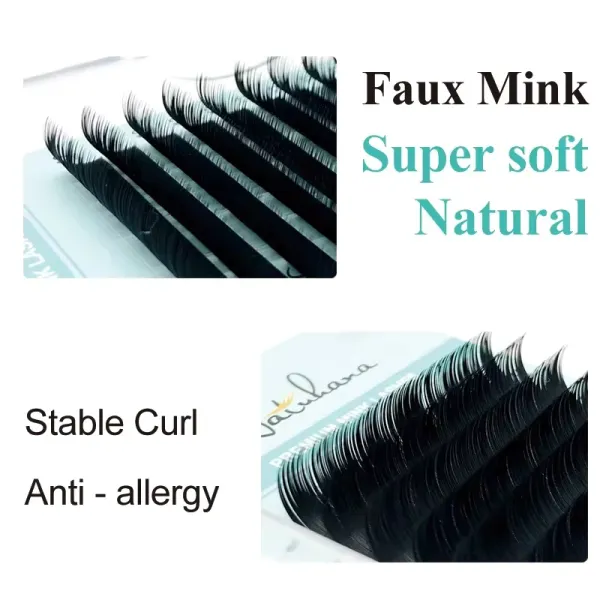 Fashionable Professional Multi-Size Black False Eyelashes