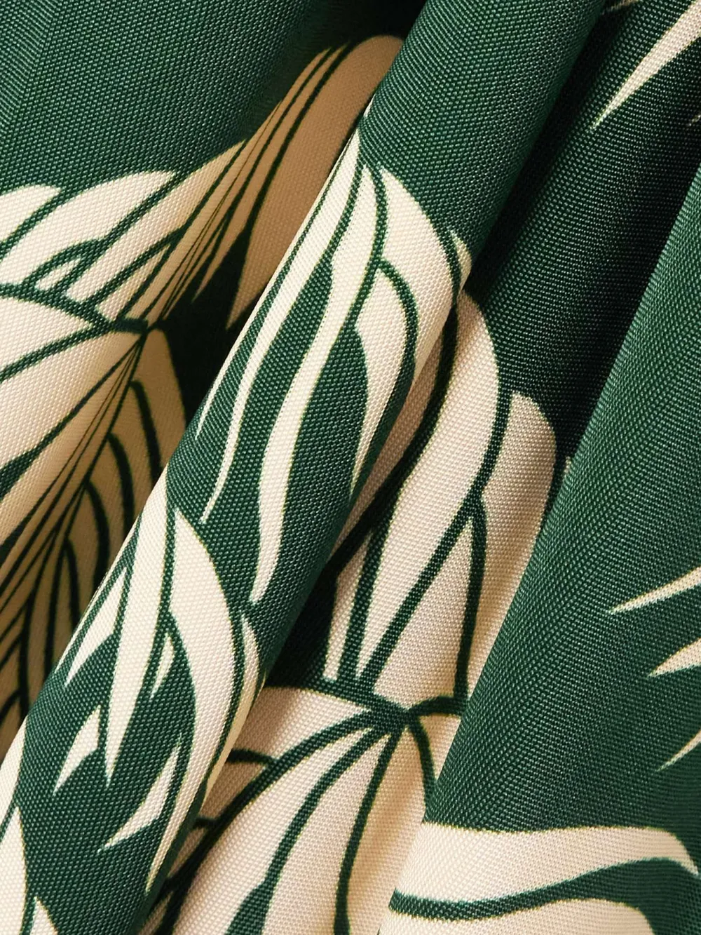 V-Neck Tropical Print Long Dress