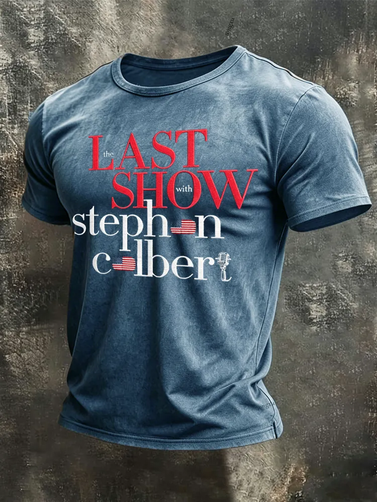 Men'S Retro Last Show Printed Top
