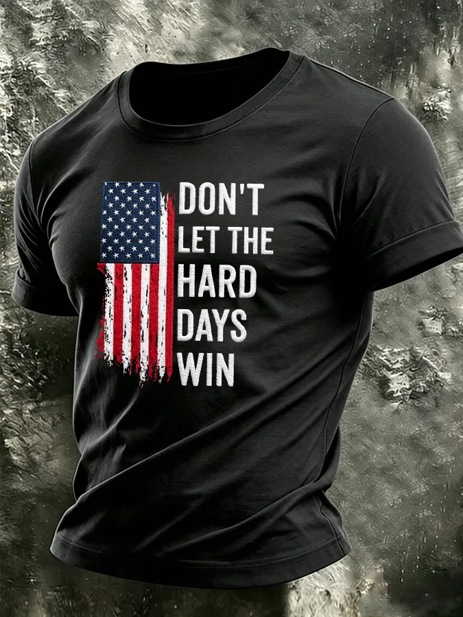 Men'S Faith  Flag Commemorative T-Shirt