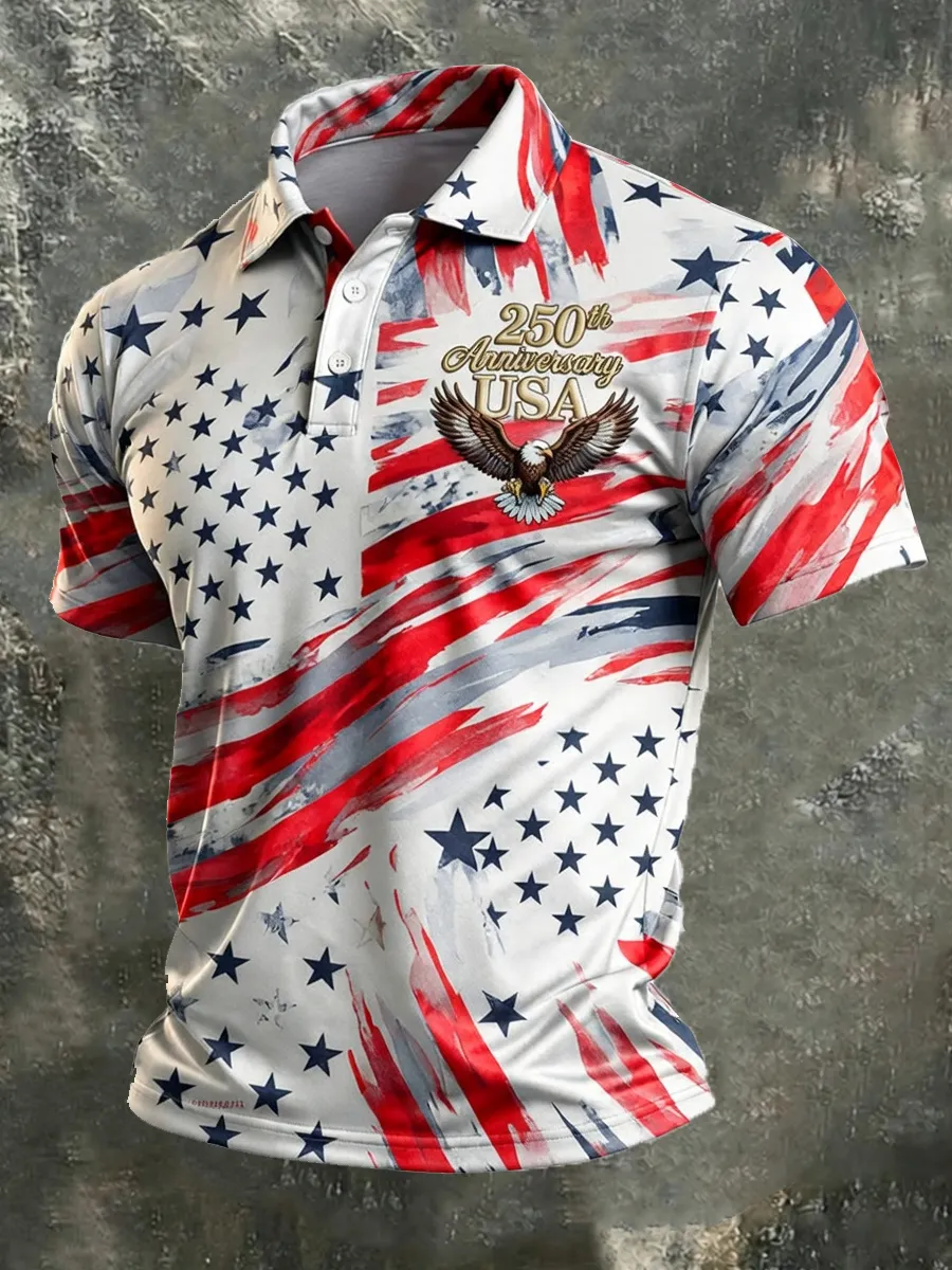 Men's 250th Anniversary Print Business Top