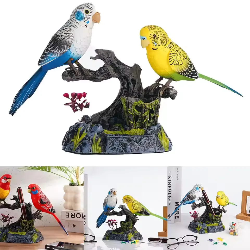 Sound Voice Control Electric Bird Pet