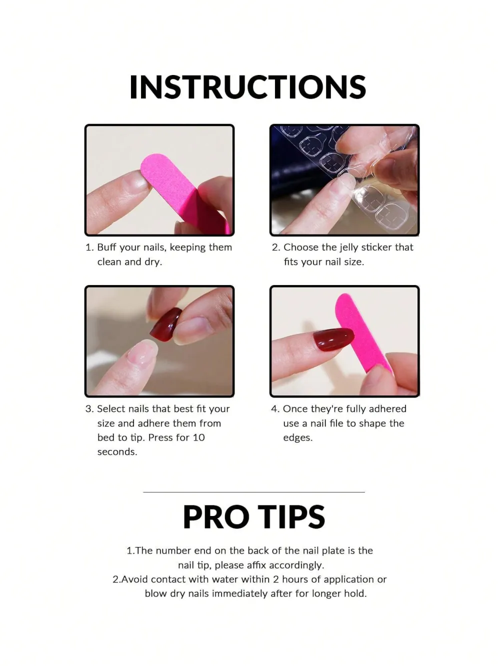 Nailhour Minimalist 24Pcs Daily Office Nude Gradient French Press On Nails