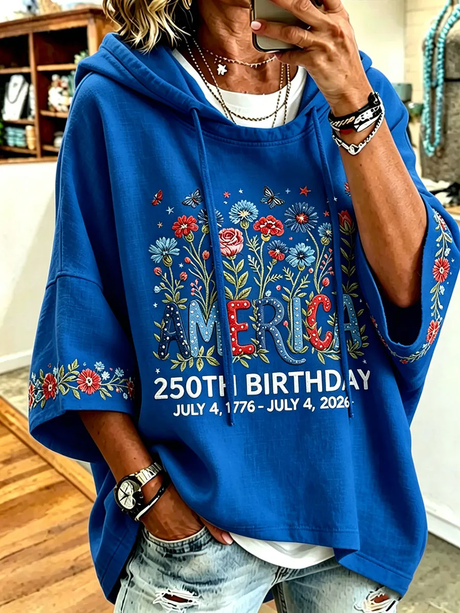 Women's 250th Anniversary Floral Hoodie