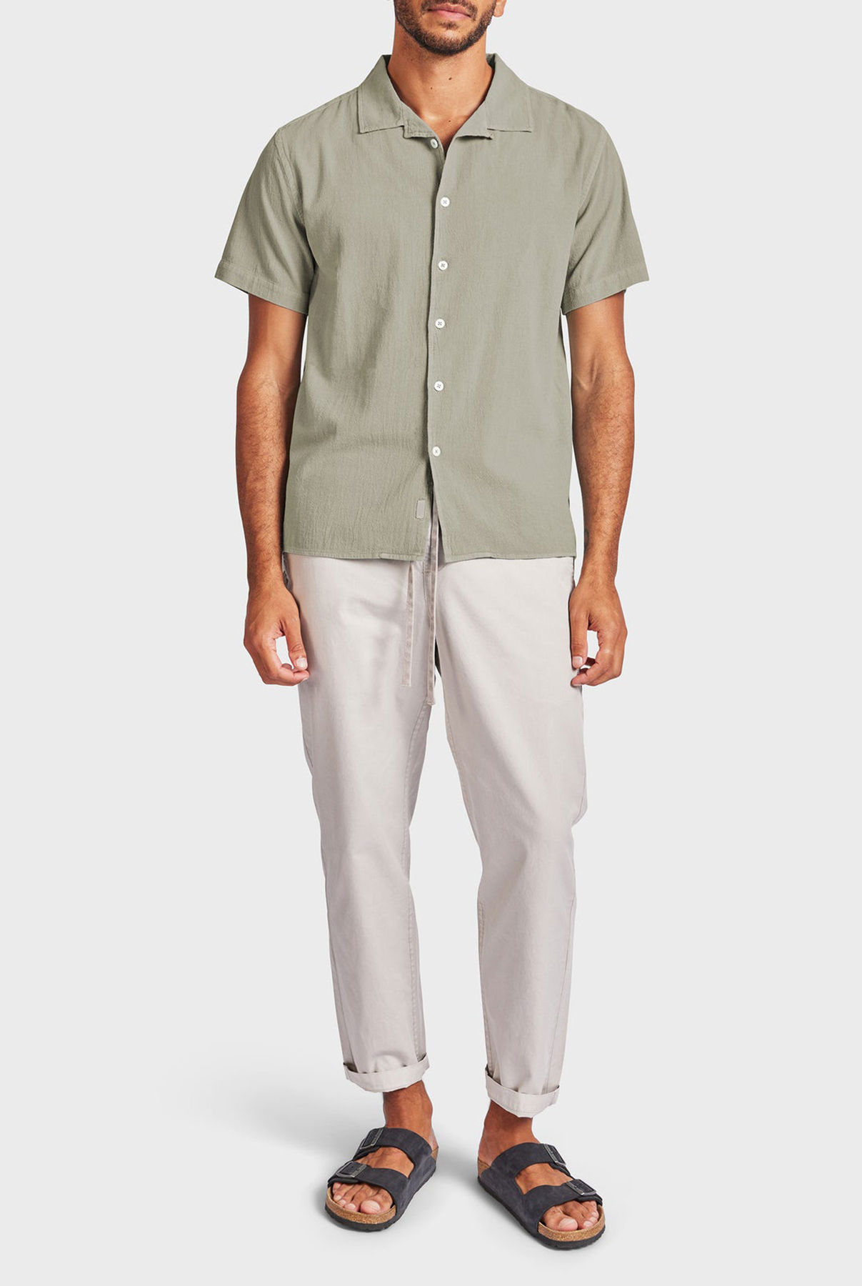 Jed Short Sleeve Shirt-Light dutch blue