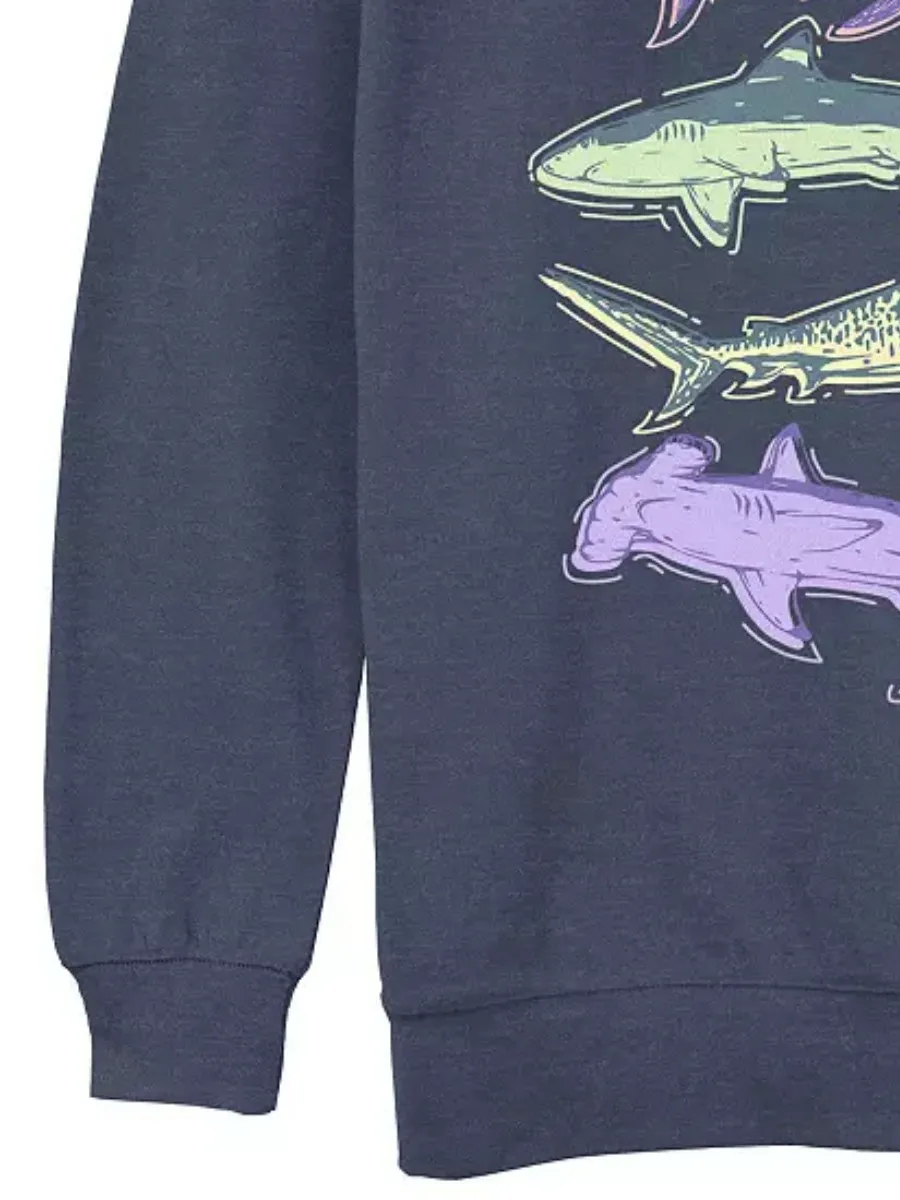 Colorful Fish Prined Casual T-Shirt