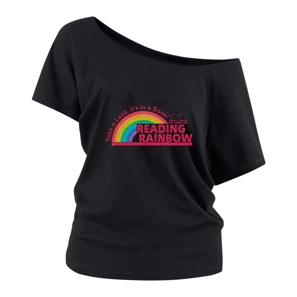 Rainbow Women Off Shoulder T-shirts