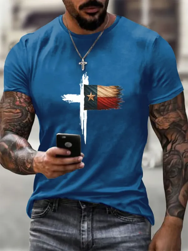 Men's Texas Faith Print T-Shirt