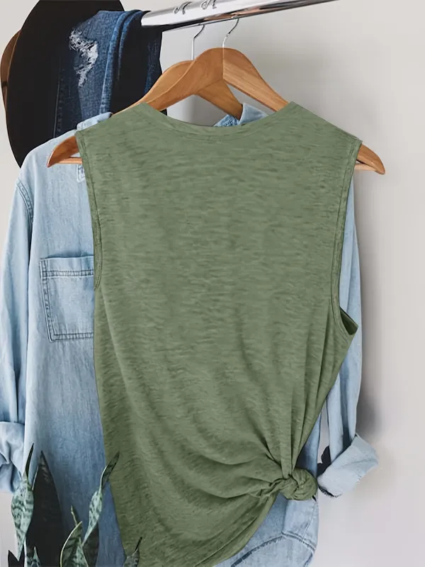 Graphic Print Women's Tank Top