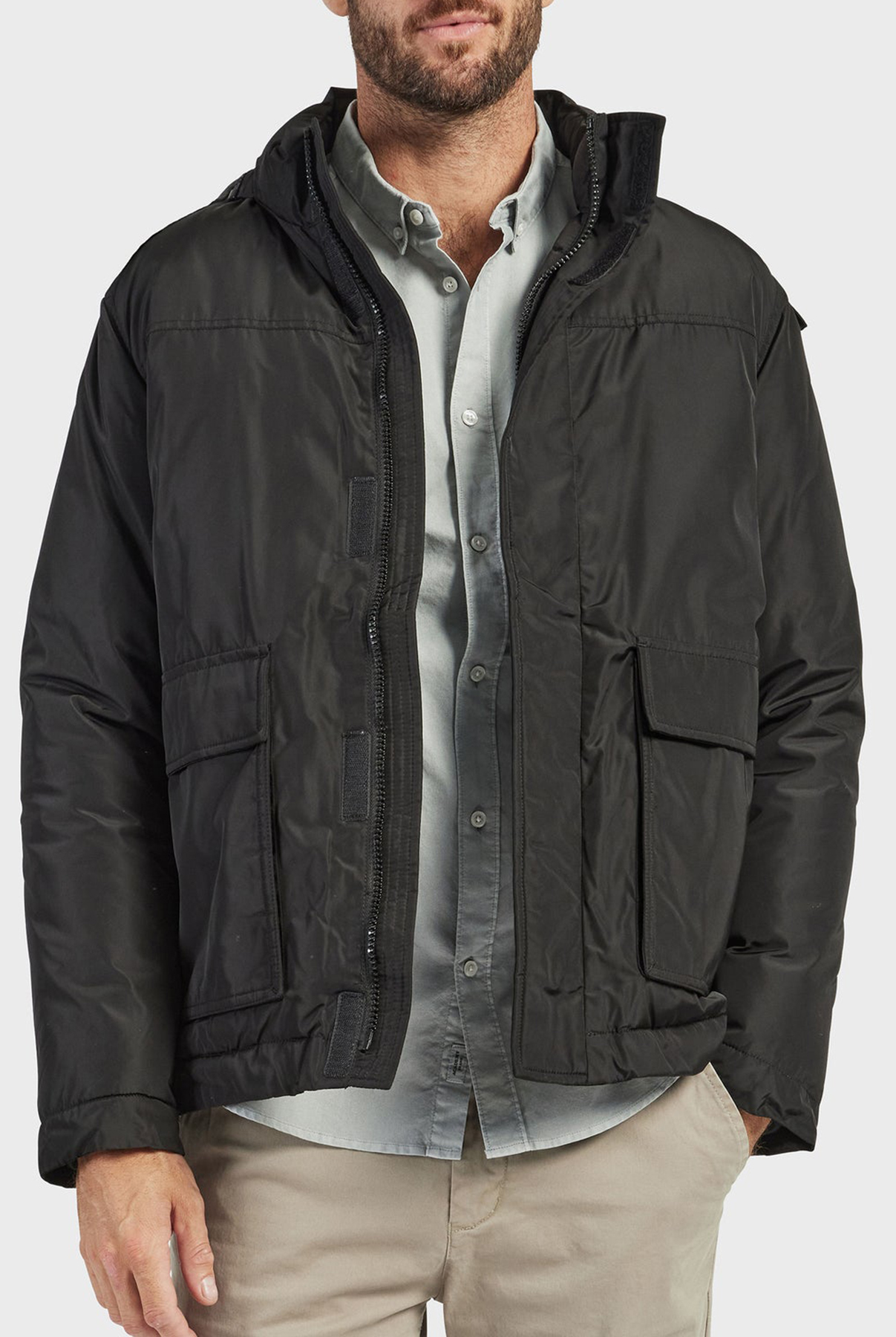 Oregon Puffer Jacket-Macadamia