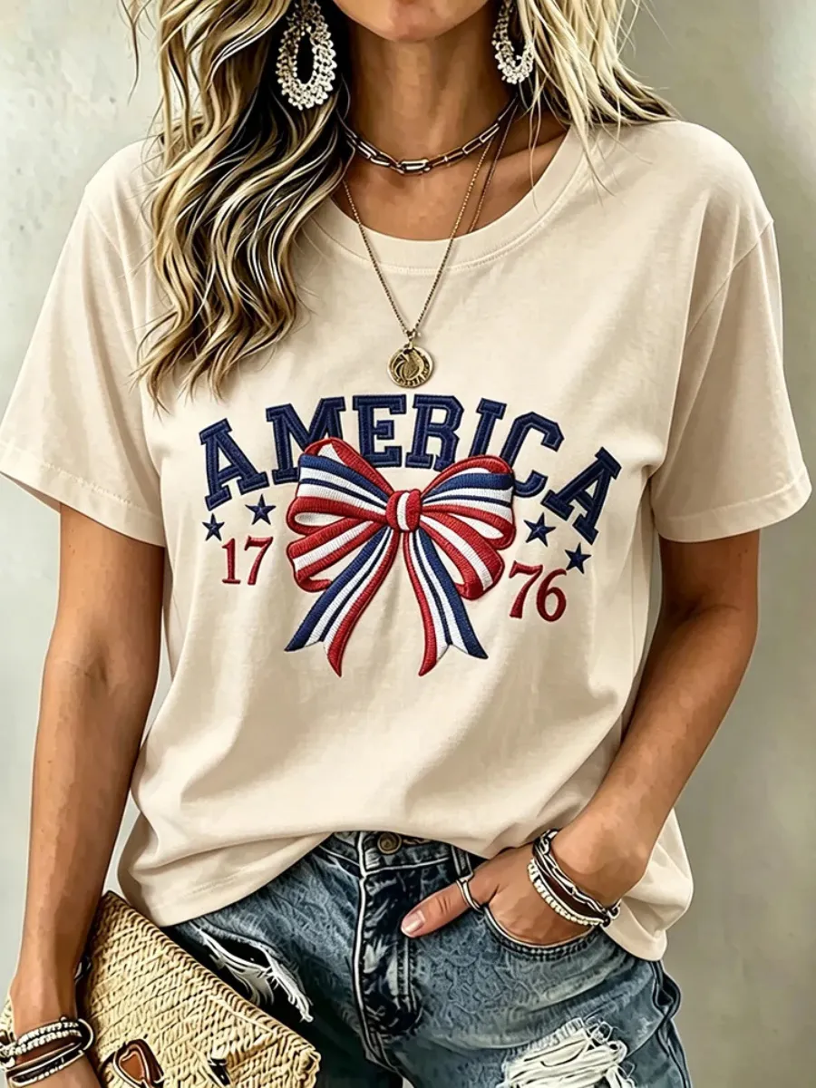 Women's America's 250th Anniversary Printed T-Shirt