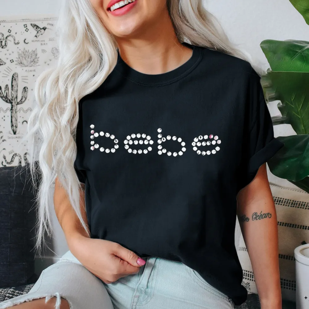 Chic Letter Designed Short Sleeve T-Shirts