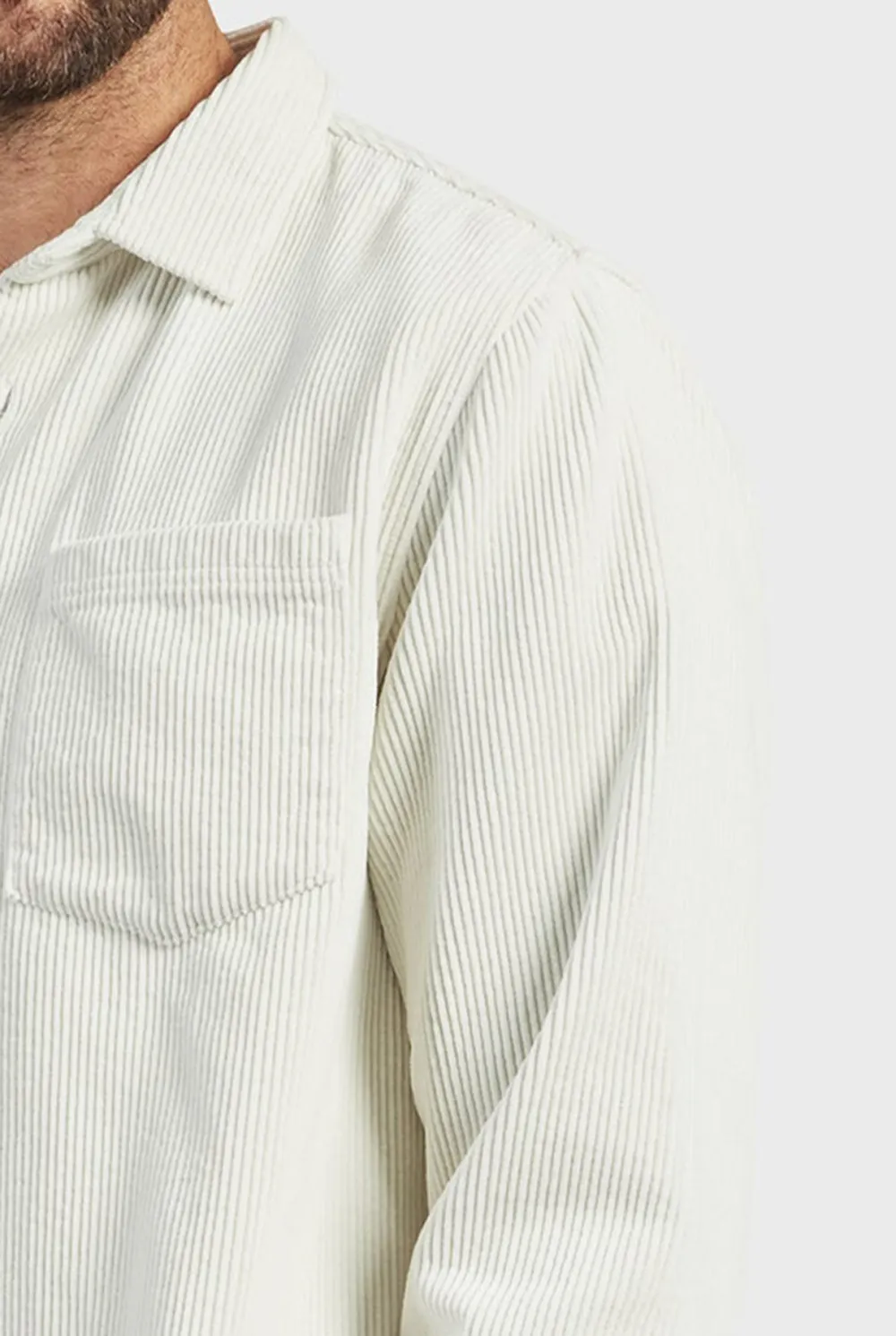 Thick Corduroy Button-up Jacket
