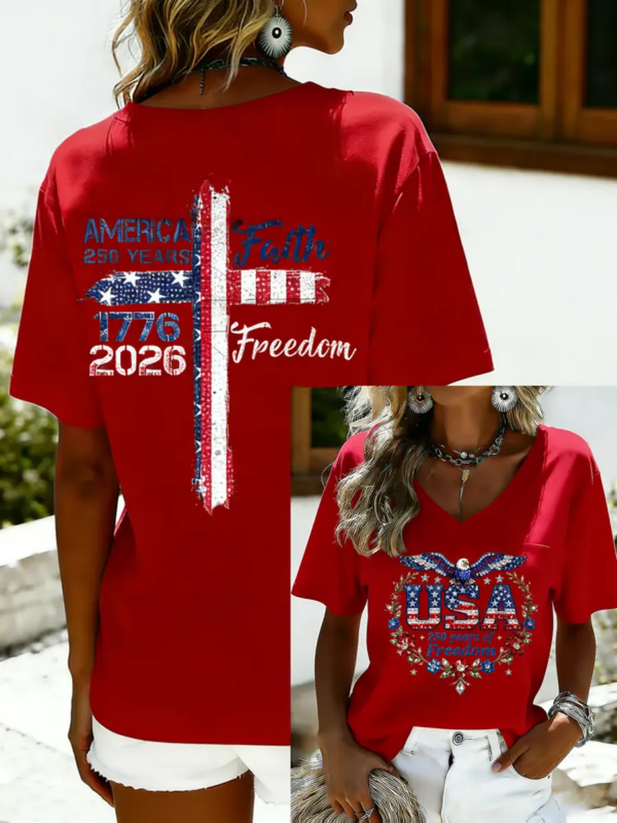 Women's 250th Anniversary Printed T-shirt
