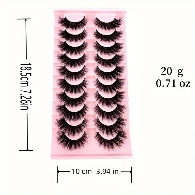 Set Of 3D Fluffy False Eyelashes
