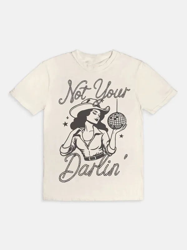 Girl Holding Disco Ball Graphic T-Shirt