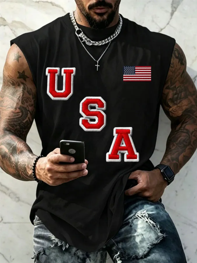 Men's The United States of America Tank Top