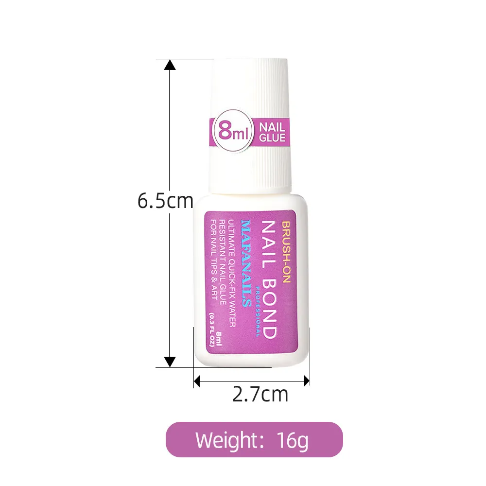 Nailhour 3pcs/5pcs/10pcs Extra Strong Nail Glue For Nail Tips & Press-On Nails (8ml)