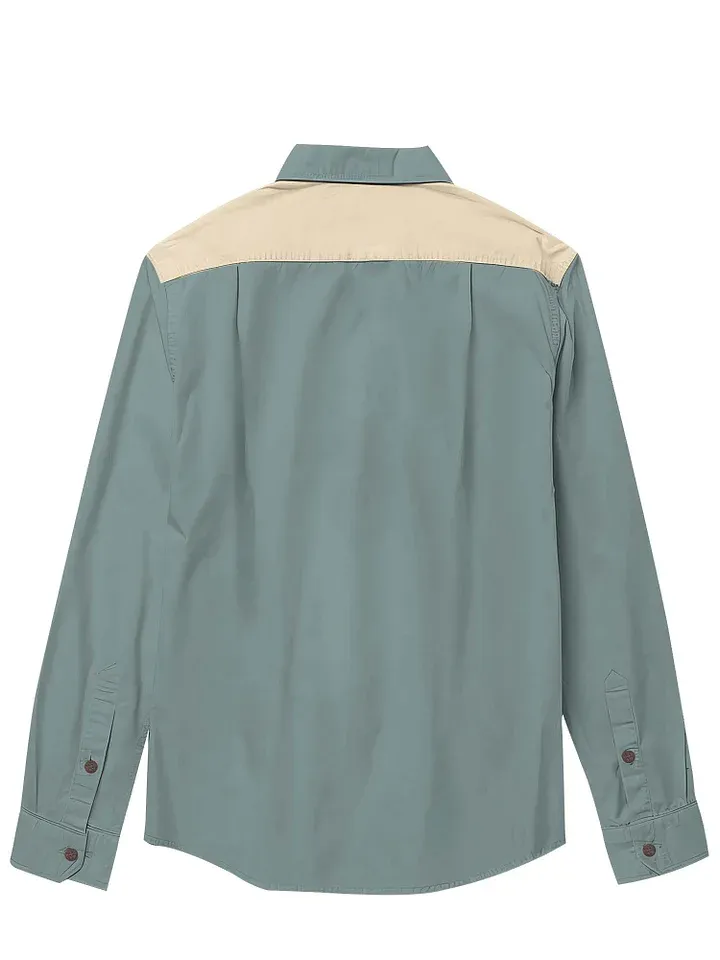Western Raccoon Cowboy - 100% Cotton Long Sleeves Shirt