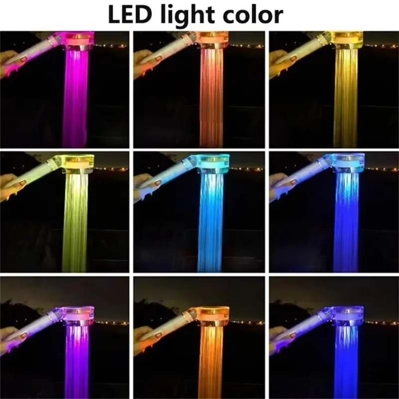 LED Color-Changing Shower Head