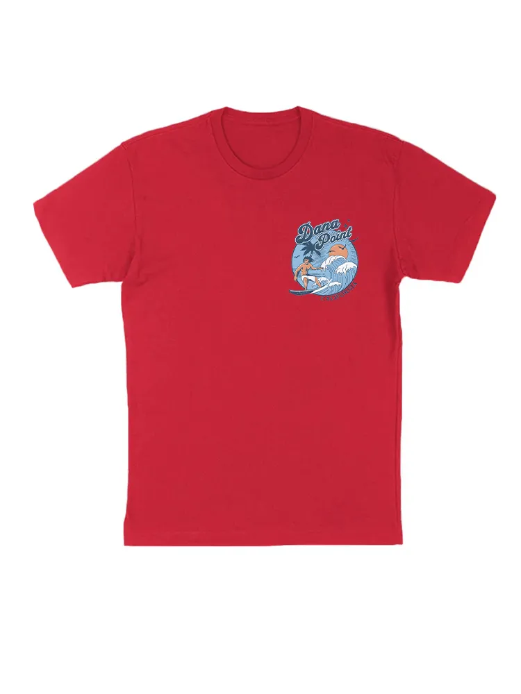 Vintage Surfing Dana Point, California Retro Sunset Surf California T-Shirt