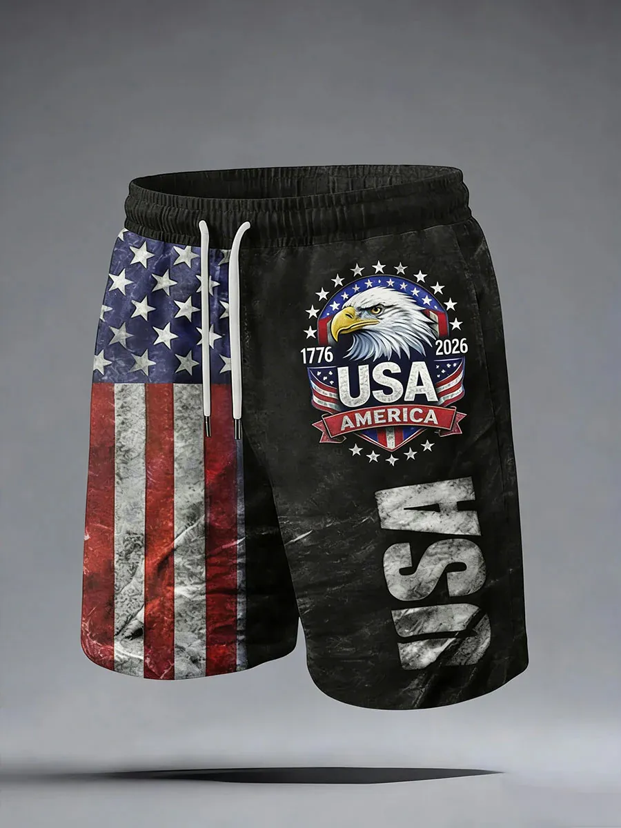 Men's USA 250th Anniversary Casual Shorts