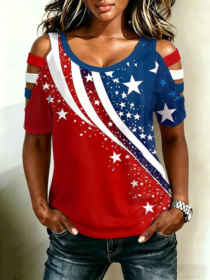 Women's 250th Anniversary Color Block Print T-shirt