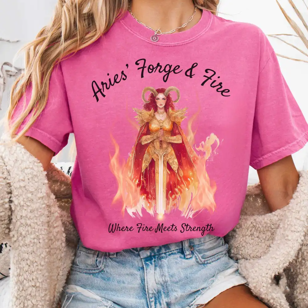 Aries' Forge & Fire Zodiac Shirt