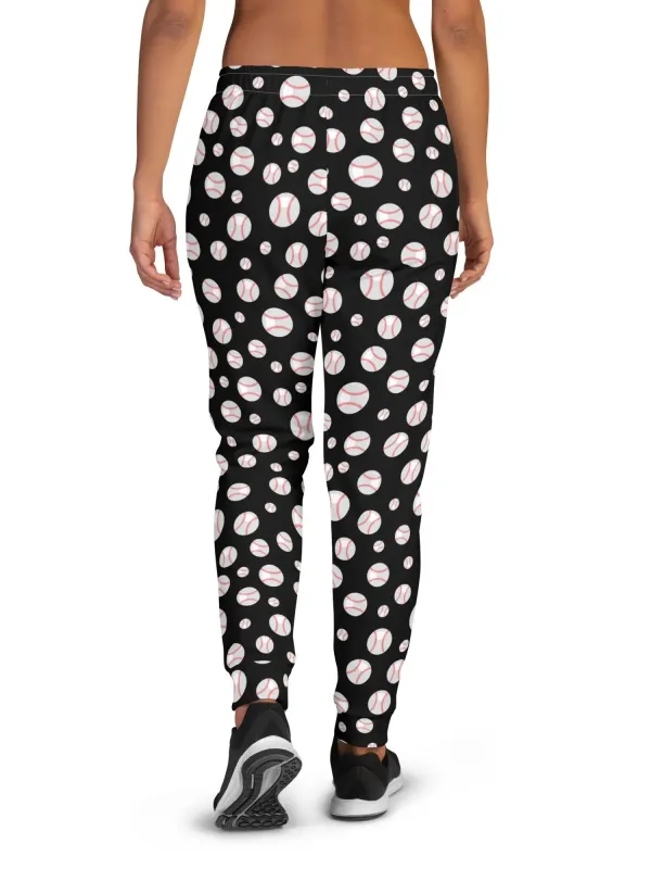 Sporty Baseball Print Pants