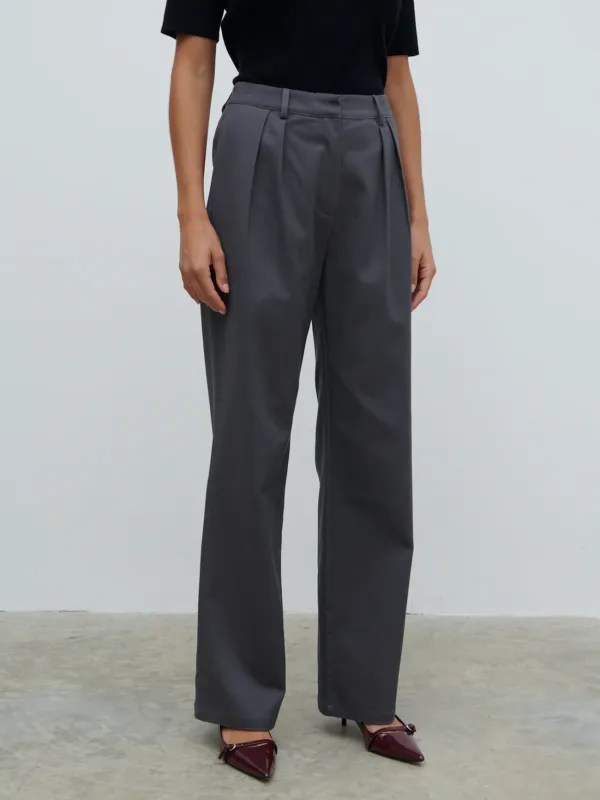 Front Pleat Trousers