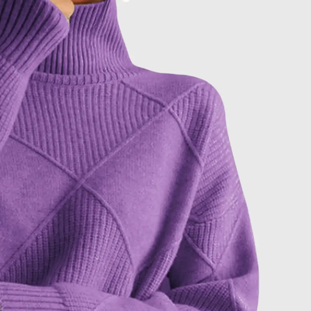 Classic Turtleneck Knit Sweater
