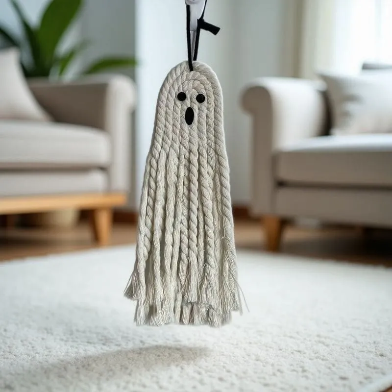 Halloween Ghost White Ghost Hand-woven Ornament