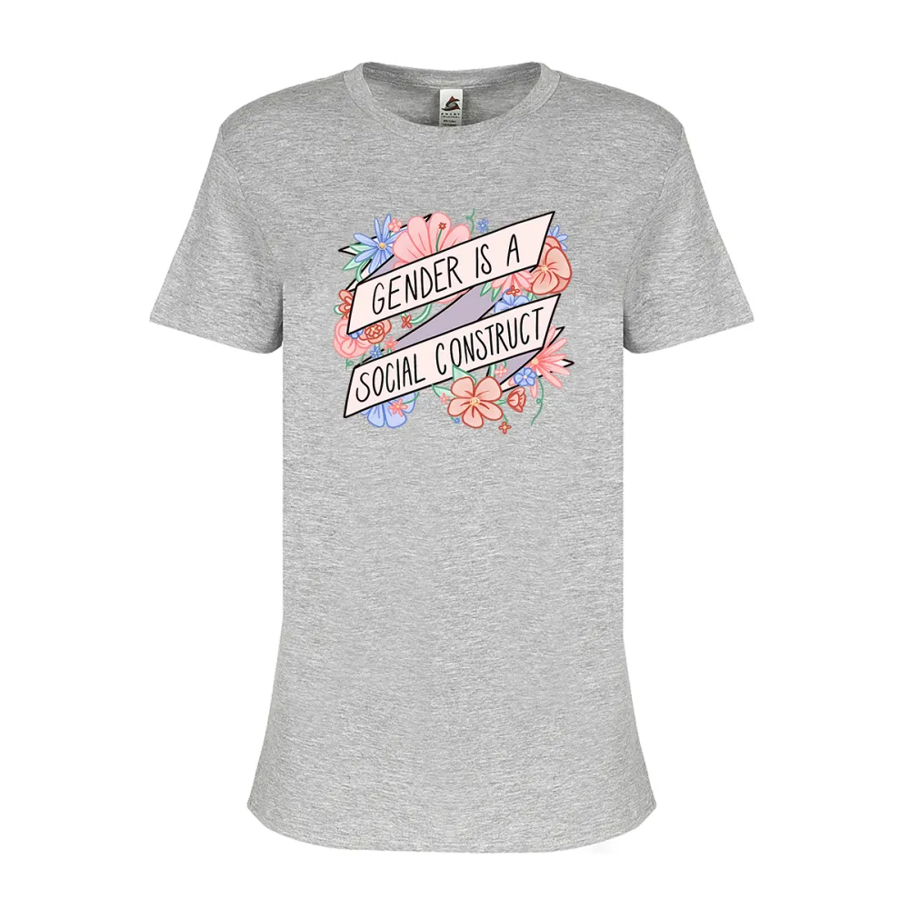 Women's irregular-lettered t-shirt