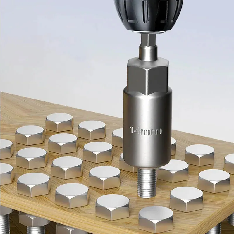 Chrome Vanadium Steel Nut Drill Bit Set