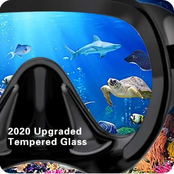 Frameless Silicone Scuba Mask