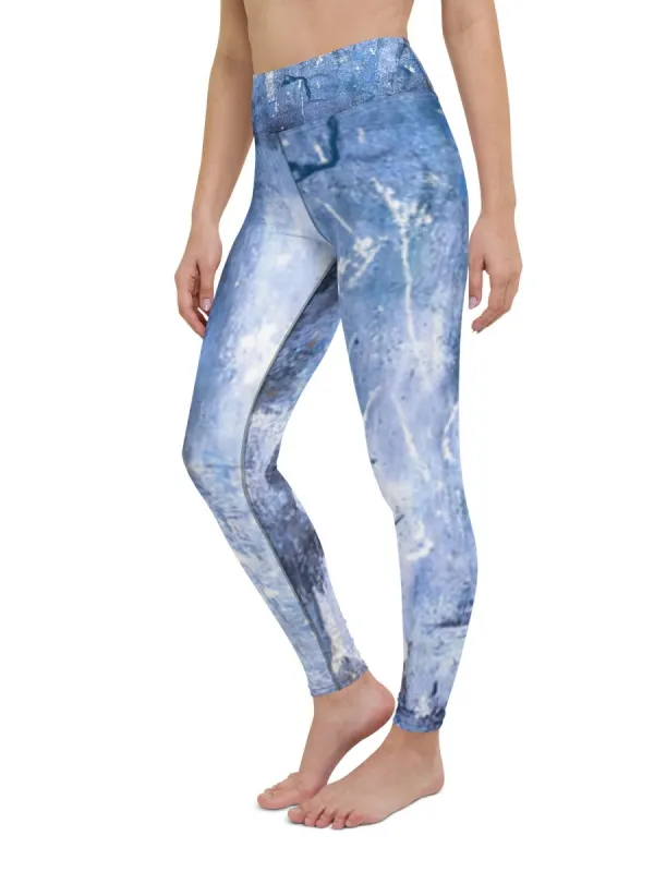 High Waist Frost Print Leggings