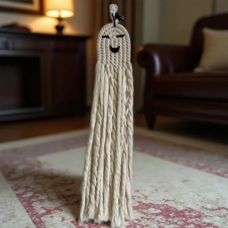 Halloween Ghost White Ghost Hand-woven Ornament