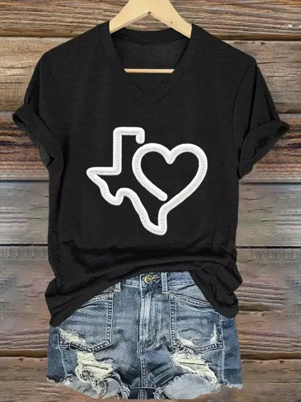 Women's Texas Strong V-Neck T-Shirt