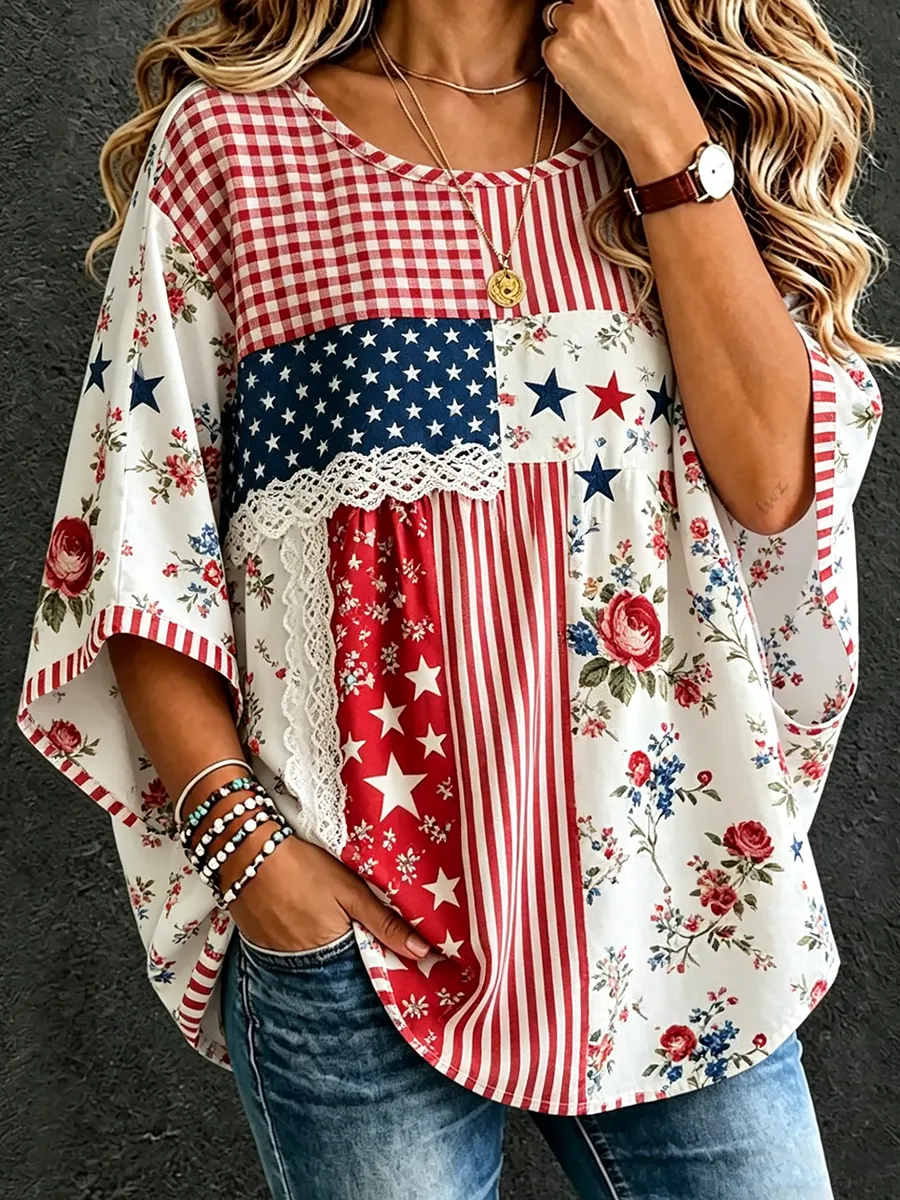 Women's Independence Day 250th Anniversary Casual T-shirt