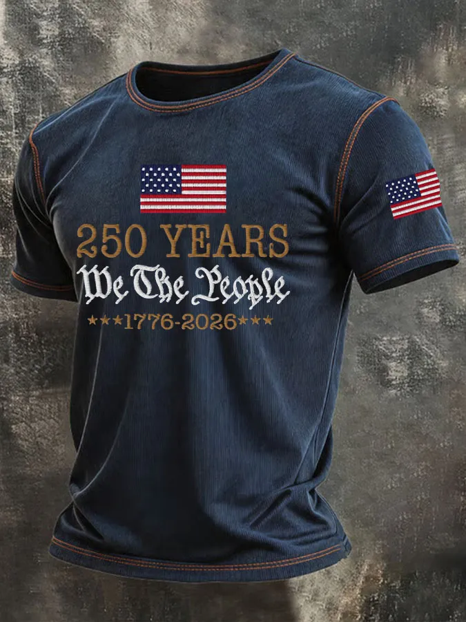 Men's America 250th Anniversary Casual T-shirt